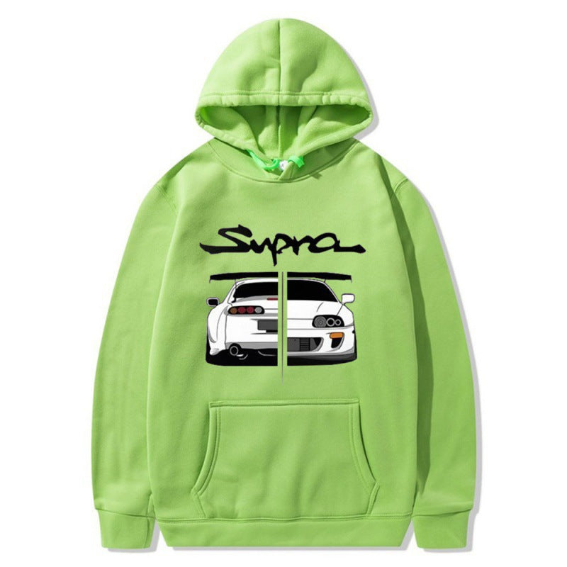 Kvinnors hoodie med unik design och bekväma kängurufickor Mirla-Eva Jonsson