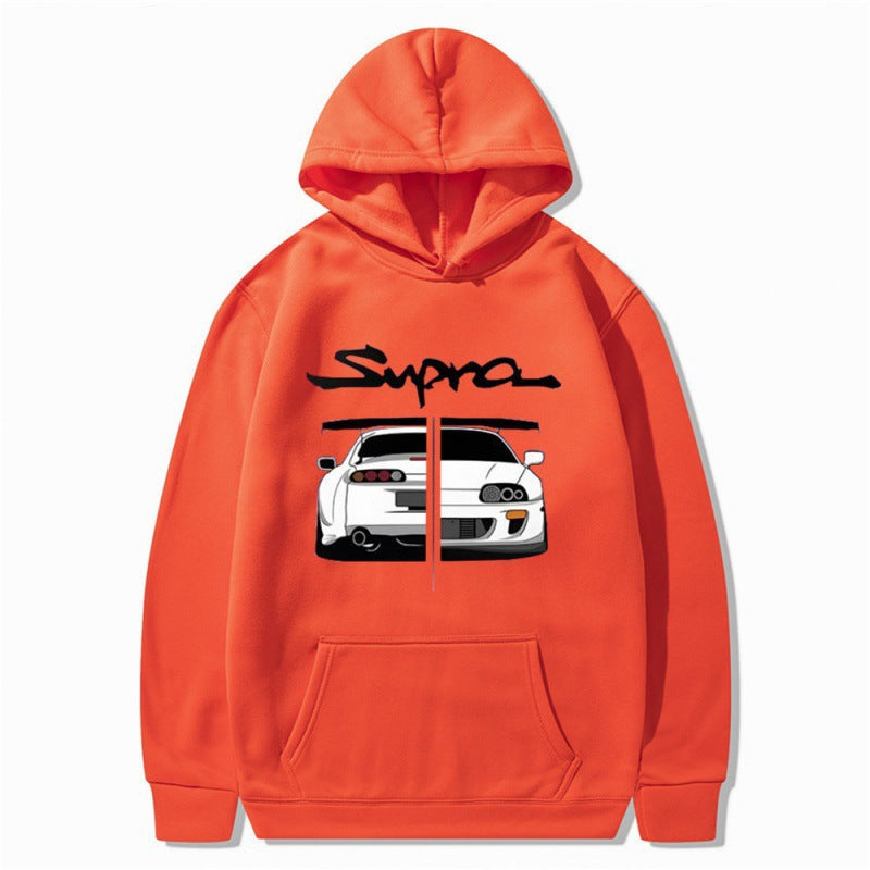Kvinnors hoodie med unik design och bekväma kängurufickor Mirla-Eva Jonsson