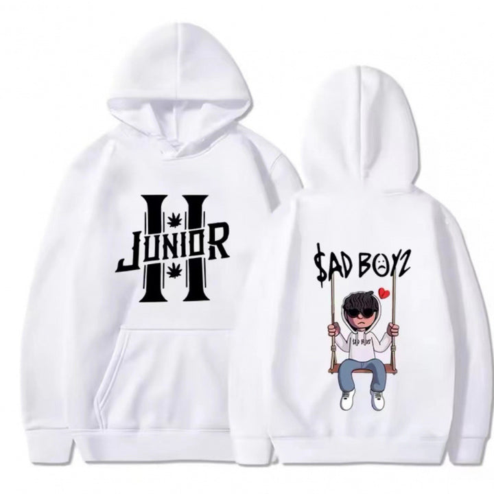 Kvinnors hoodie med unik grafikdesign och bekväm passform Mirla-Eva Jonsson