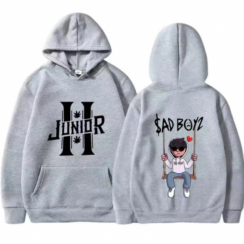 Kvinnors hoodie med unik grafikdesign och bekväm passform Mirla-Eva Jonsson