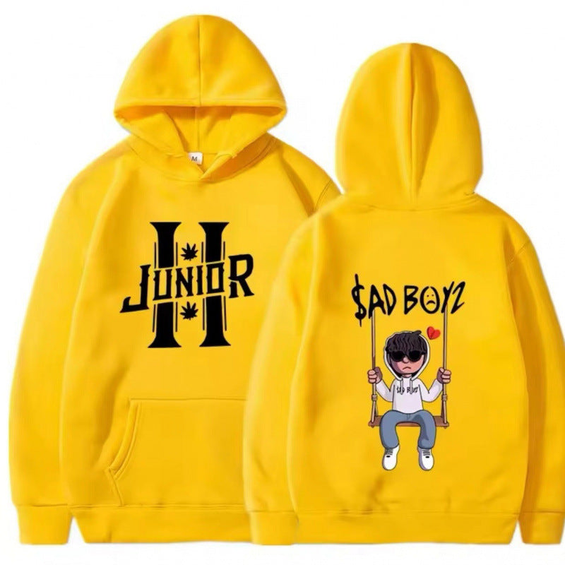 Kvinnors hoodie med unik grafikdesign och bekväm passform Mirla-Eva Jonsson
