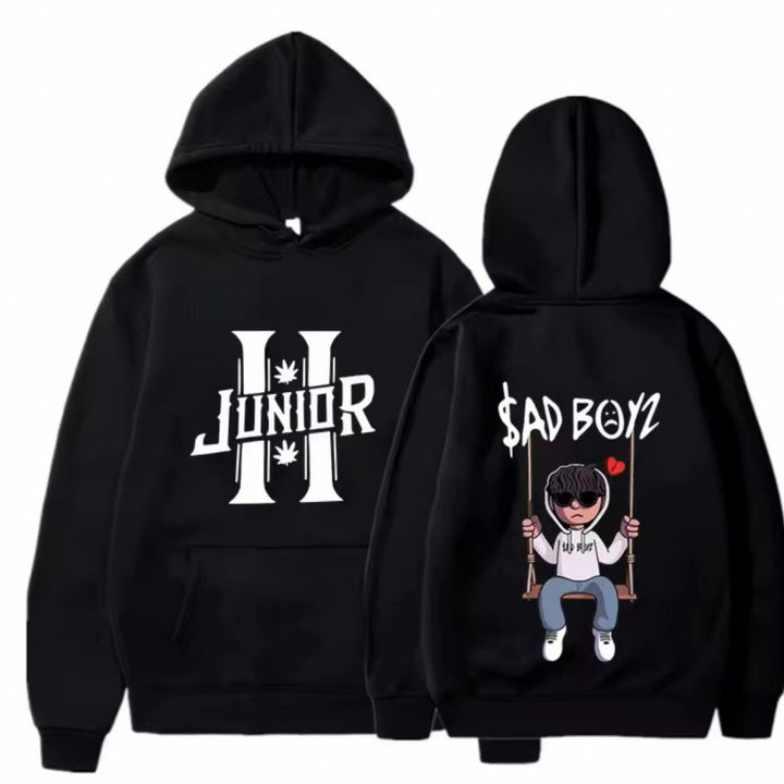Kvinnors hoodie med unik grafikdesign och bekväm passform Mirla-Eva Jonsson