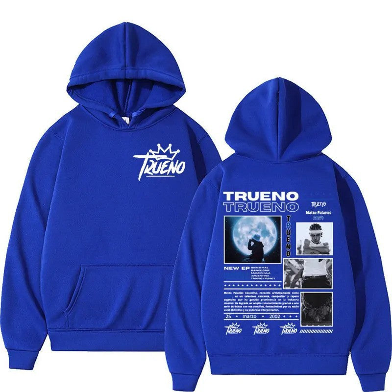 Kvinnors hoodie med unik grafisk design och bekväm passform Mirla-Eva Jonsson