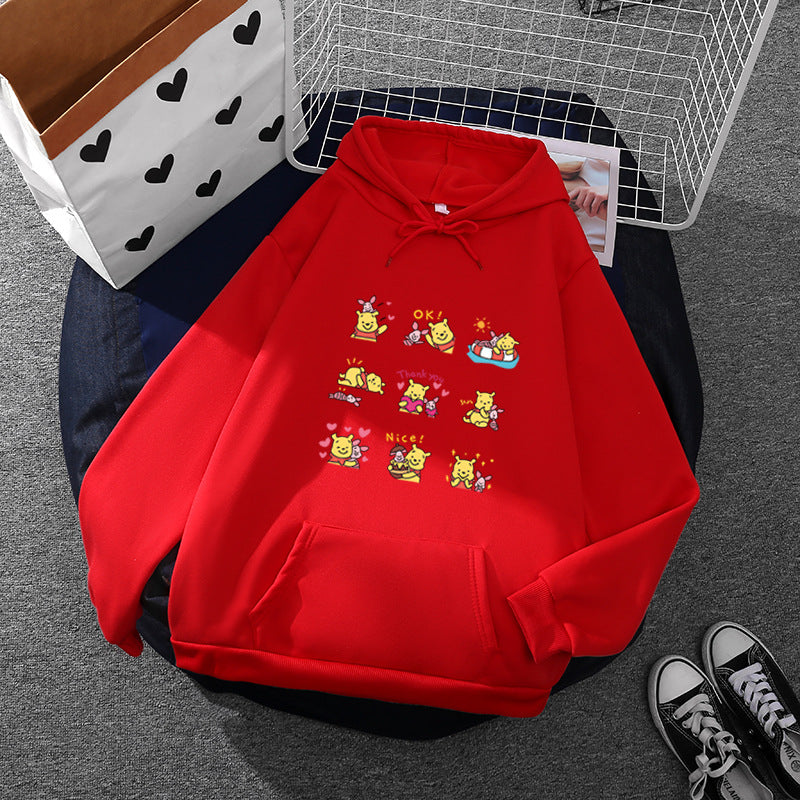 Kvinnors hoodie med unikt Pikachu-motiv Mirla-Eva Jonsson