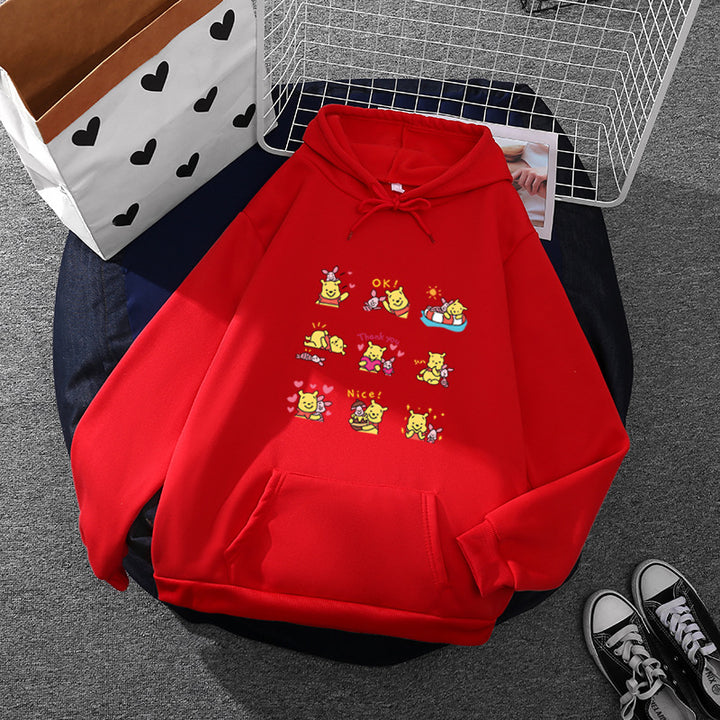Kvinnors hoodie med unikt Pikachu-motiv Mirla-Eva Jonsson