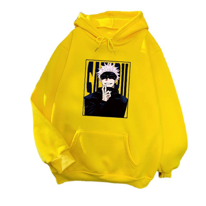 Kvinnors hoodie med unikt anime-motiv Mirla-Eva Jonsson