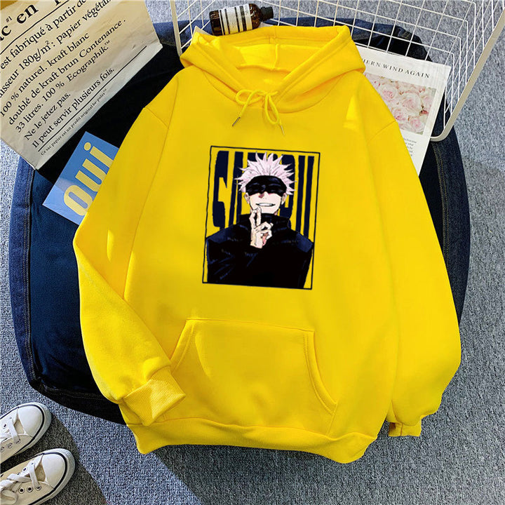 Kvinnors hoodie med unikt anime-motiv Mirla-Eva Jonsson