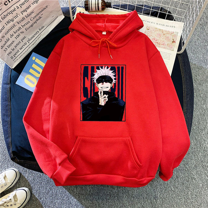Kvinnors hoodie med unikt anime-motiv Mirla-Eva Jonsson