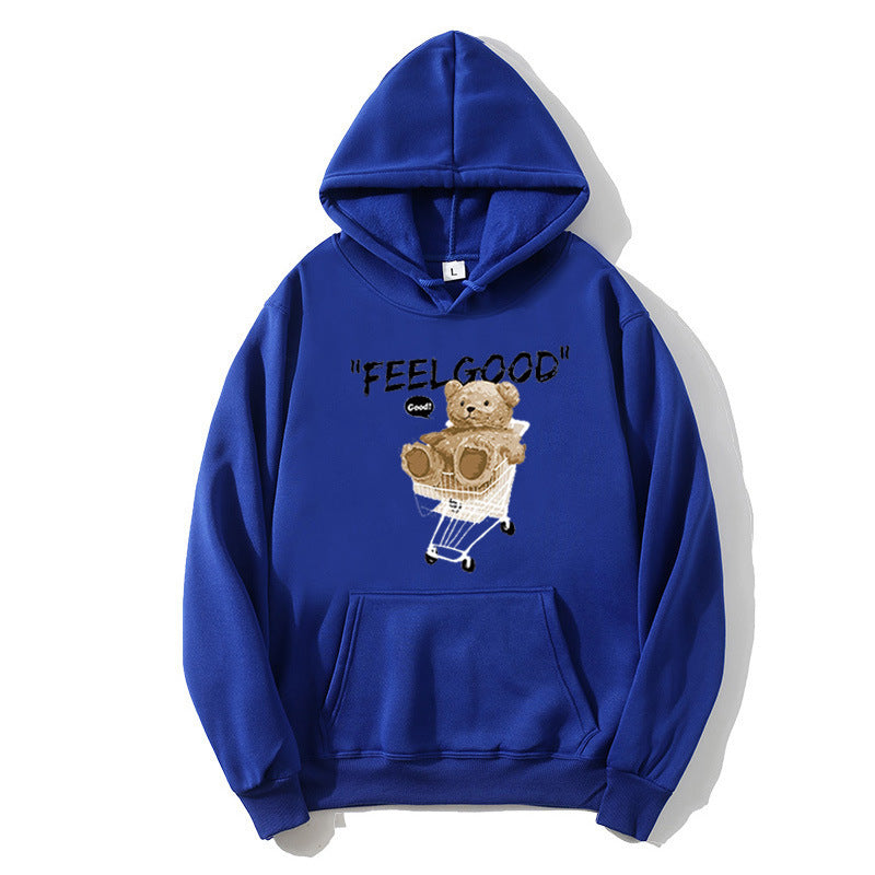 Kvinnors hoodie med unikt djurmotiv Mirla-Eva Jonsson