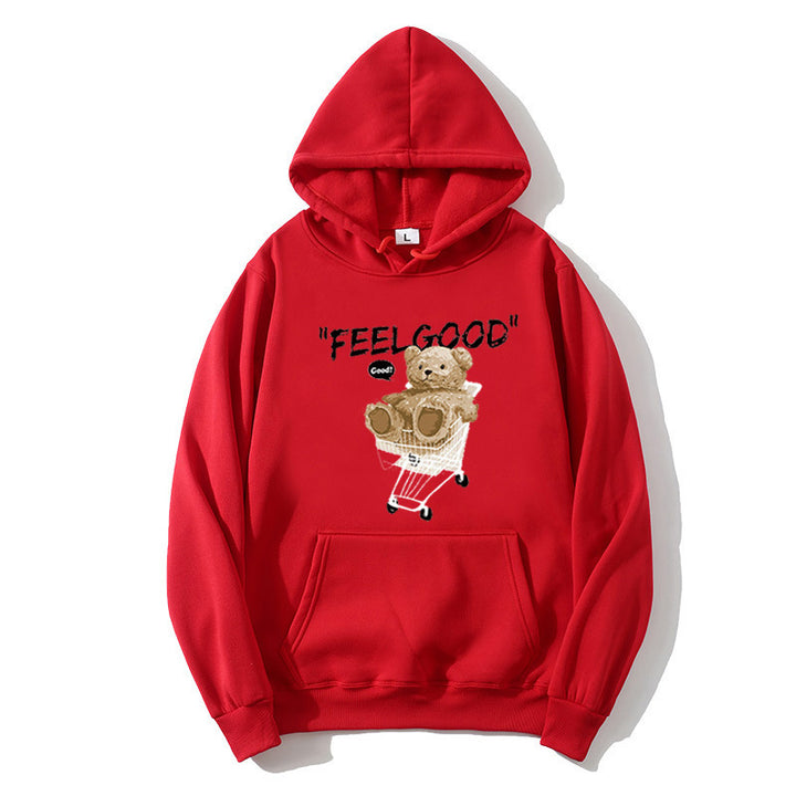 Kvinnors hoodie med unikt djurmotiv Mirla-Eva Jonsson