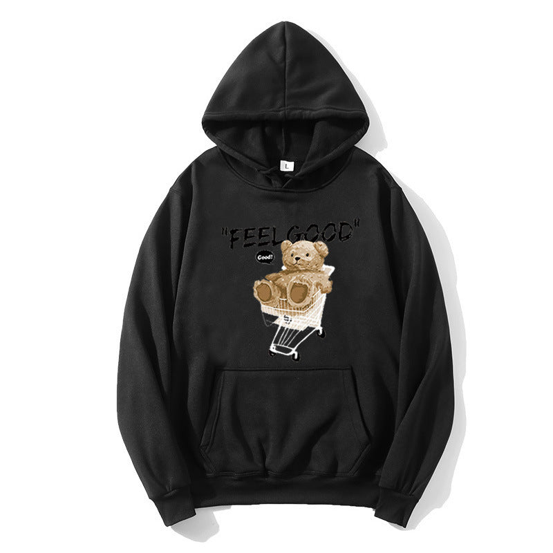Kvinnors hoodie med unikt djurmotiv Mirla-Eva Jonsson