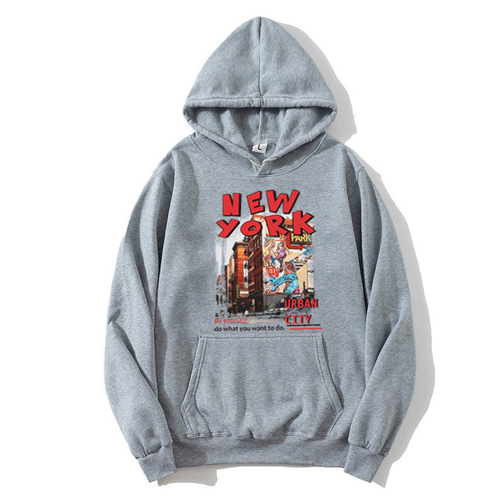 Kvinnors hoodie med urban New York-design Mirla-Eva Jonsson