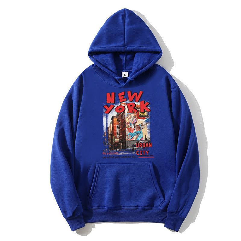 Kvinnors hoodie med urban New York-design Mirla-Eva Jonsson