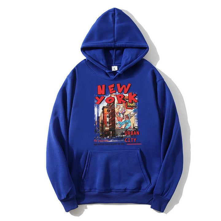 Kvinnors hoodie med urban New York-design Mirla-Eva Jonsson