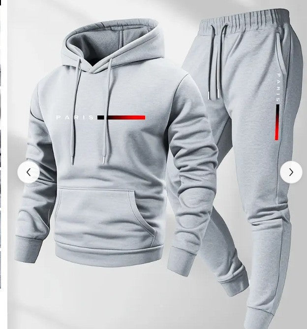 Kvinnors hoodie och joggingbyxor set med modernt Paris design Mirla-Eva Jonsson