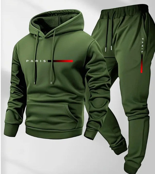 Kvinnors hoodie och joggingbyxor set med modernt Paris design Mirla-Eva Jonsson