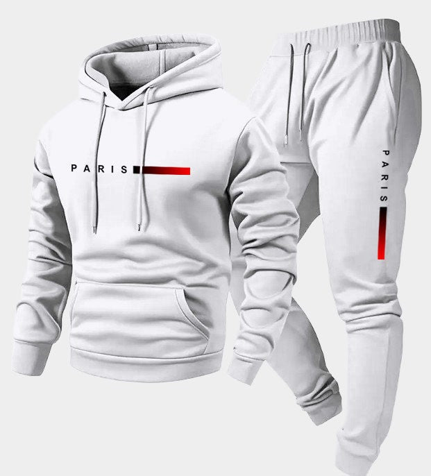 Kvinnors hoodie och joggingbyxor set med modernt Paris design Mirla-Eva Jonsson