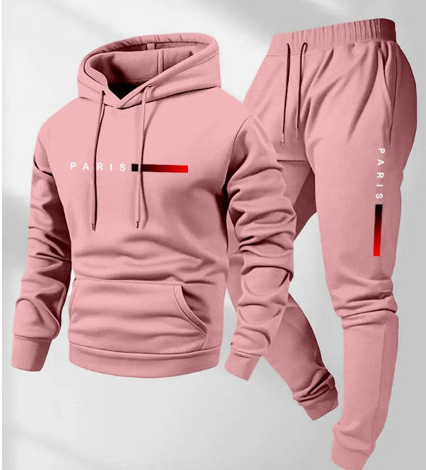 Kvinnors hoodie och joggingbyxor set med modernt Paris design Mirla-Eva Jonsson