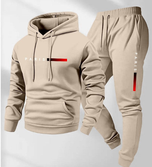 Kvinnors hoodie och joggingbyxor set med modernt Paris design Mirla-Eva Jonsson