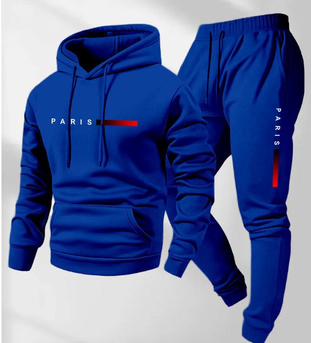 Kvinnors hoodie och joggingbyxor set med modernt Paris design Mirla-Eva Jonsson