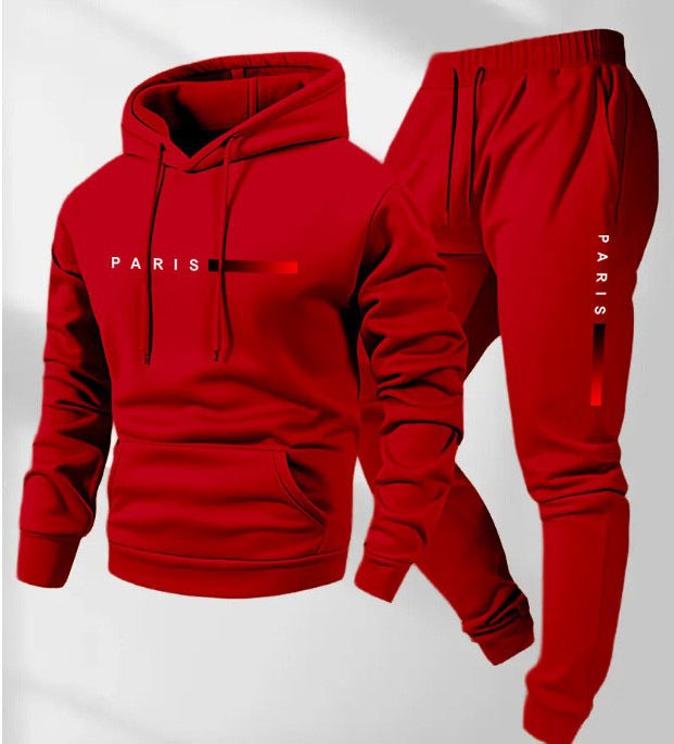 Kvinnors hoodie och joggingbyxor set med modernt Paris design Mirla-Eva Jonsson