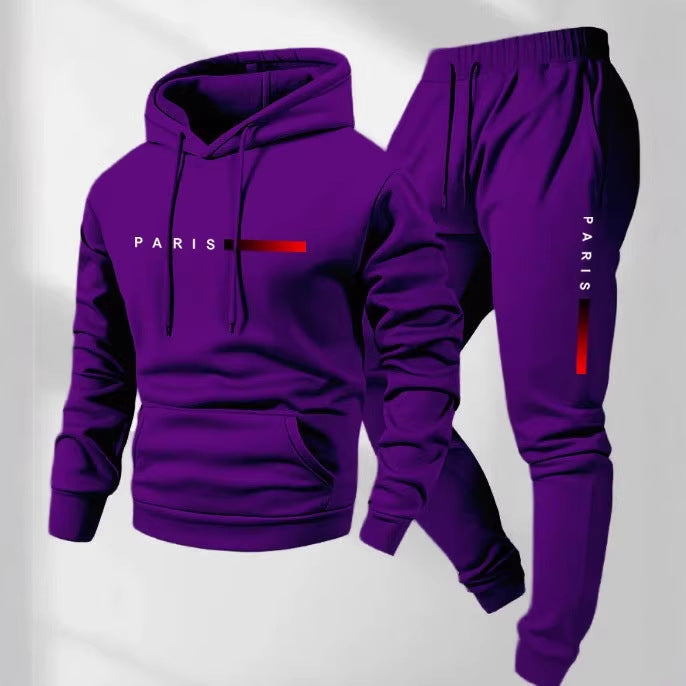 Kvinnors hoodie och joggingbyxor set med modernt Paris design Mirla-Eva Jonsson