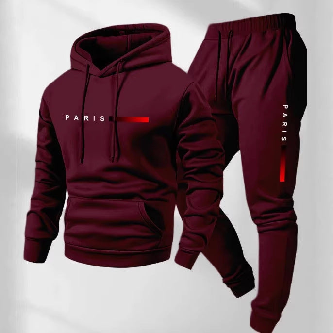 Kvinnors hoodie och joggingbyxor set med modernt Paris design Mirla-Eva Jonsson