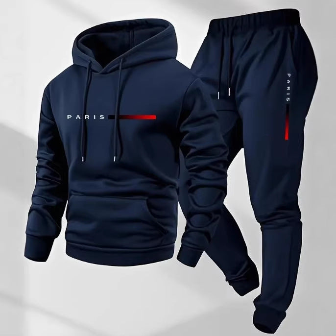 Kvinnors hoodie och joggingbyxor set med modernt Paris design Mirla-Eva Jonsson