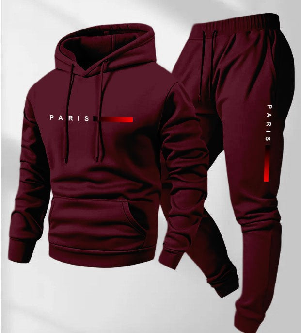 Kvinnors hoodie och joggingbyxor set med modernt Paris design Mirla-Eva Jonsson