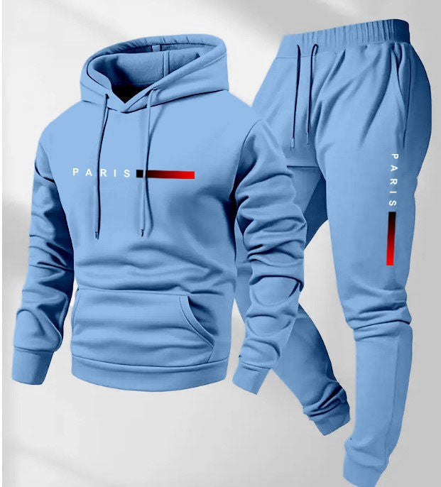 Kvinnors hoodie och joggingbyxor set med modernt Paris design Mirla-Eva Jonsson