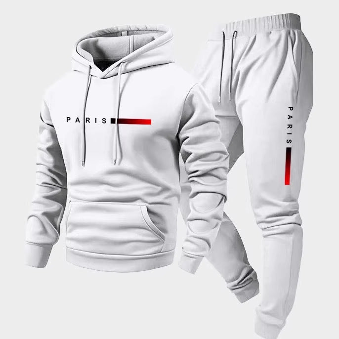Kvinnors hoodie och joggingbyxor set med modernt Paris design Mirla-Eva Jonsson