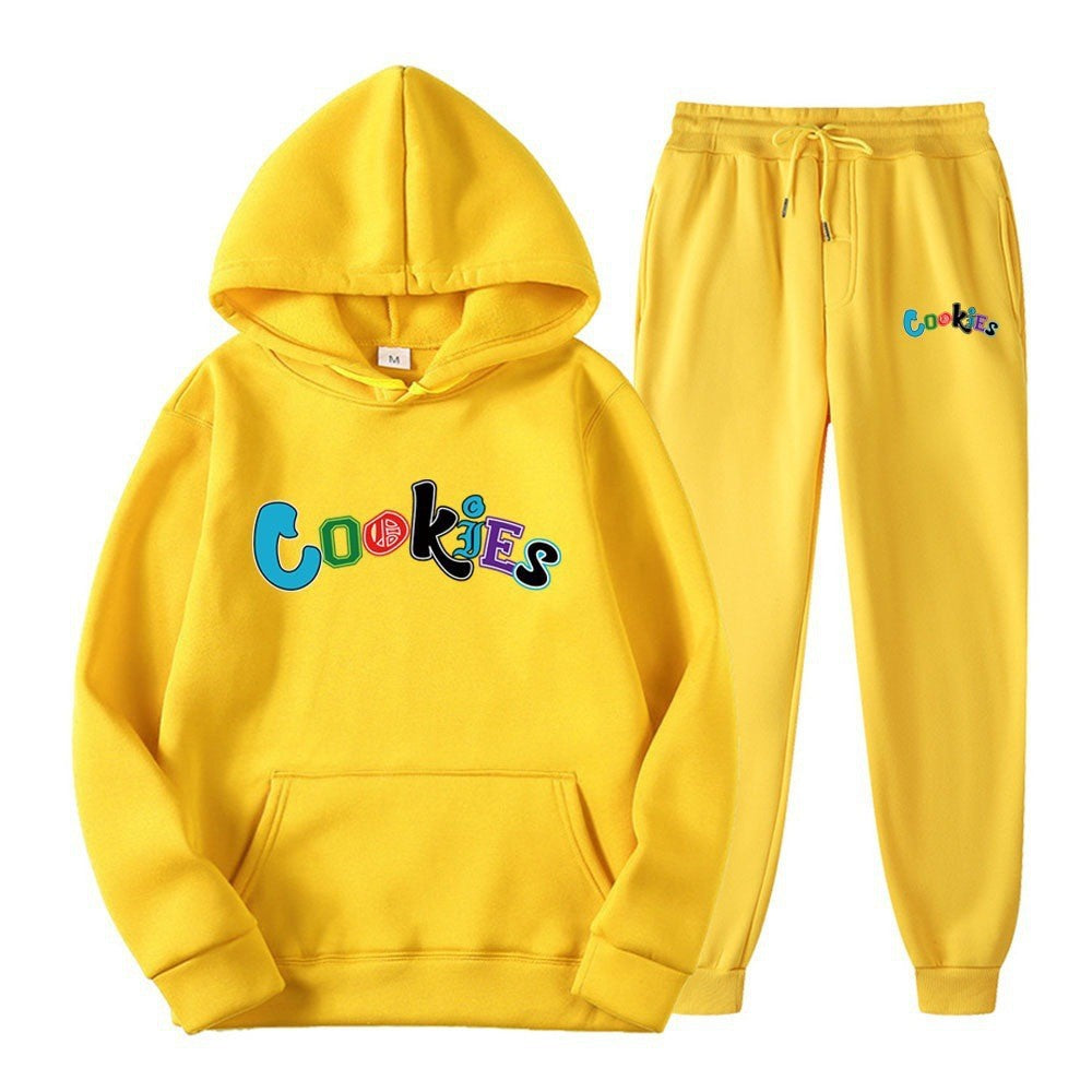 Kvinnors hoodie och joggingset med färggrafisk tryck Mirla-Eva Jonsson
