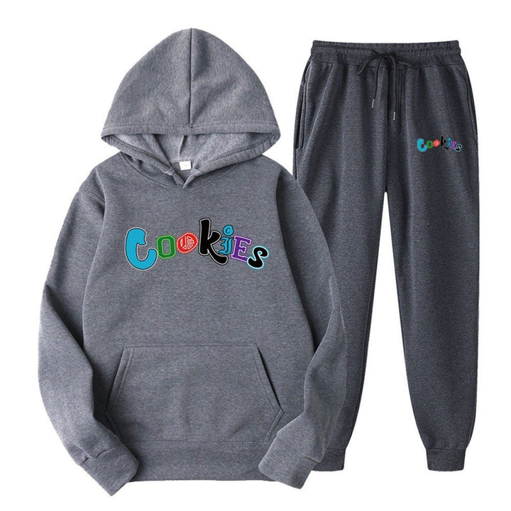 Kvinnors hoodie och joggingset med färggrafisk tryck Mirla-Eva Jonsson