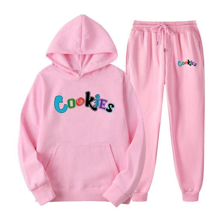 Kvinnors hoodie och joggingset med färggrafisk tryck Mirla-Eva Jonsson