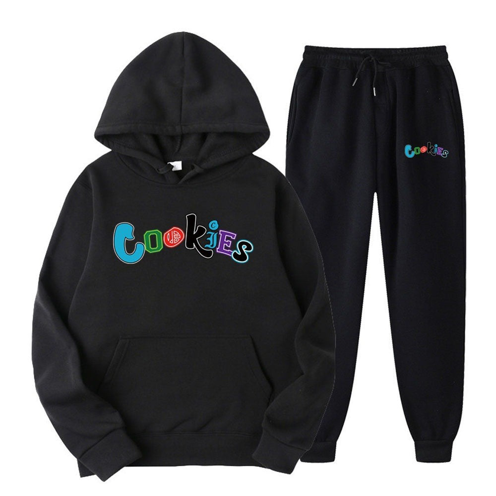 Kvinnors hoodie och joggingset med färggrafisk tryck Mirla-Eva Jonsson