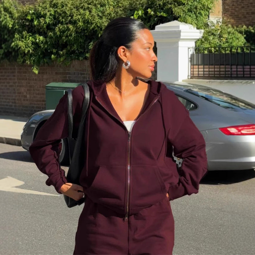 Kvinnors hoodie och löst sittande joggingset-Eva Jonsson