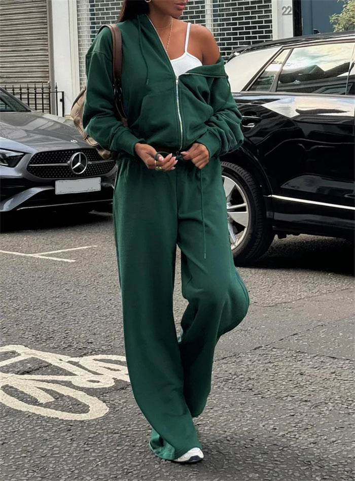 Kvinnors hoodie och löst sittande joggingset-Eva Jonsson