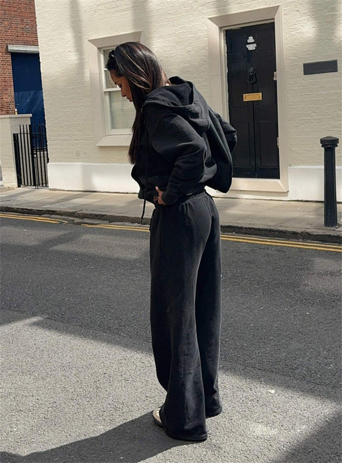 Kvinnors hoodie och löst sittande joggingset-Eva Jonsson