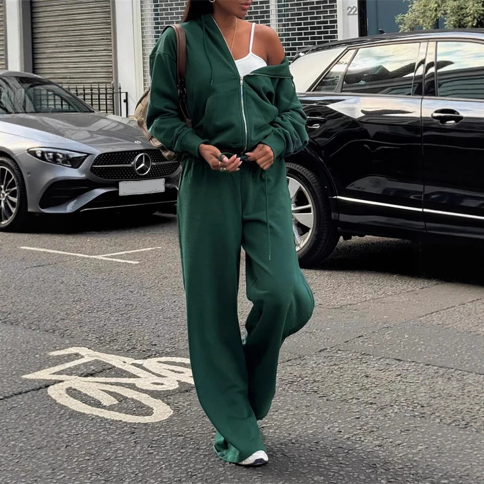 Kvinnors hoodie och löst sittande joggingset-Eva Jonsson