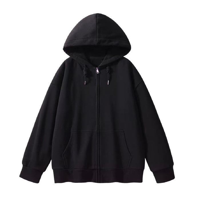 Kvinnors hoodie sweatshirt jacka med ergonomisk skärning och praktisk dragkedja-Eva Jonsson