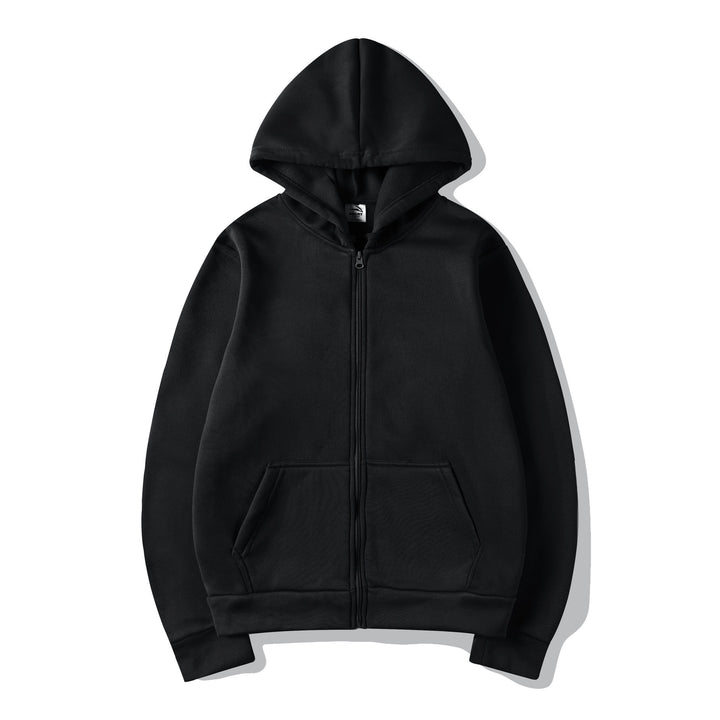 Kvinnors hoodie sweatshirt med full dragkedja och sidofickor Mirla-Eva Jonsson