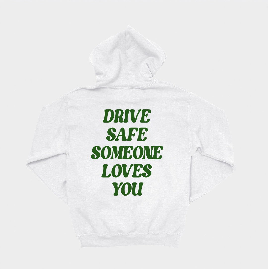 Kvinnors hoodie sweatshirt med inspirerande text och avslappnad passform Mirla-Eva Jonsson