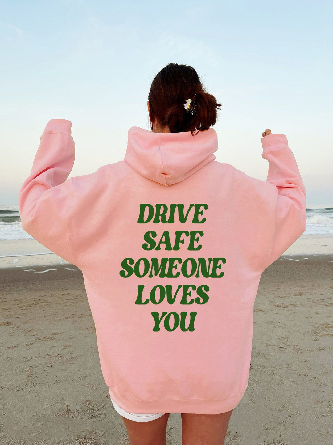 Kvinnors hoodie sweatshirt med inspirerande text och avslappnad passform Mirla-Eva Jonsson