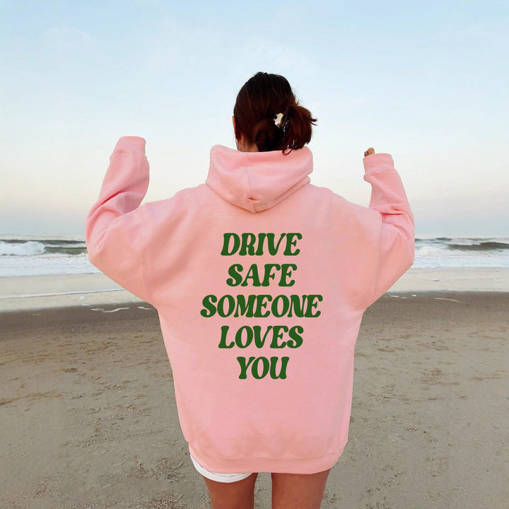 Kvinnors hoodie sweatshirt med inspirerande text och avslappnad passform Mirla-Eva Jonsson