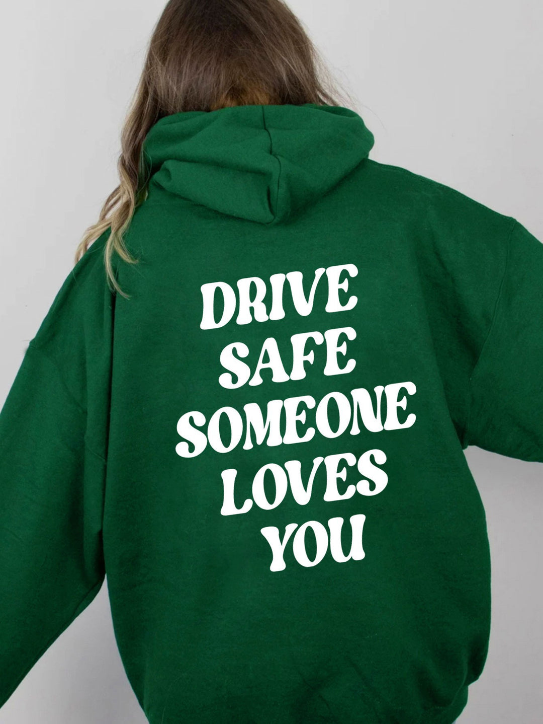Kvinnors hoodie sweatshirt med inspirerande text och avslappnad passform Mirla-Eva Jonsson