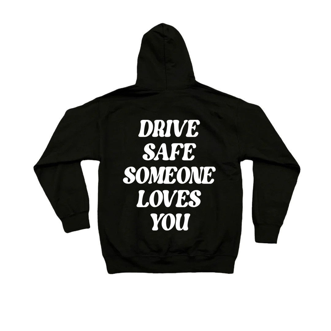 Kvinnors hoodie sweatshirt med inspirerande text och avslappnad passform Mirla-Eva Jonsson