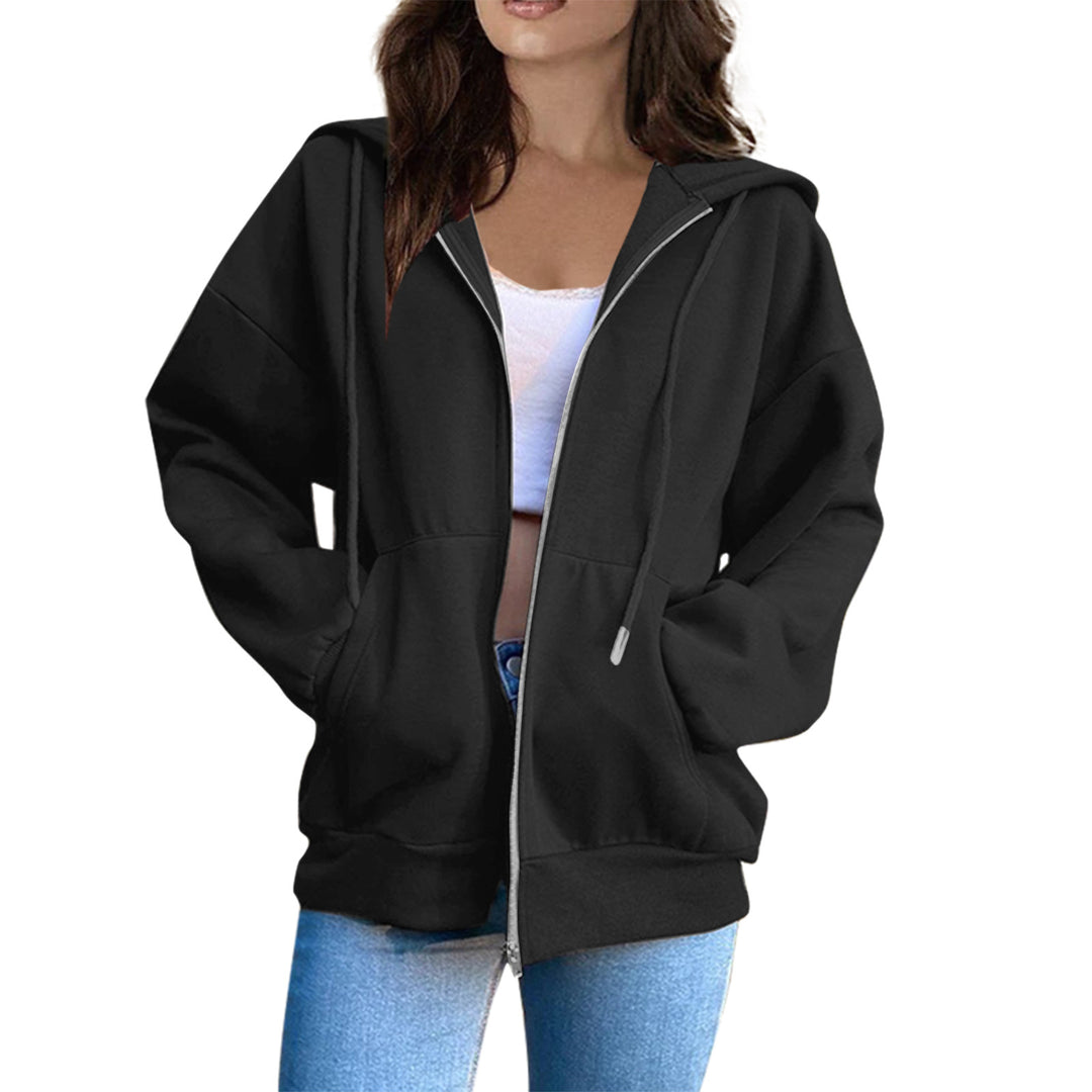 Kvinnors hoodiejacka med mysig oversize passform Mirla-Eva Jonsson
