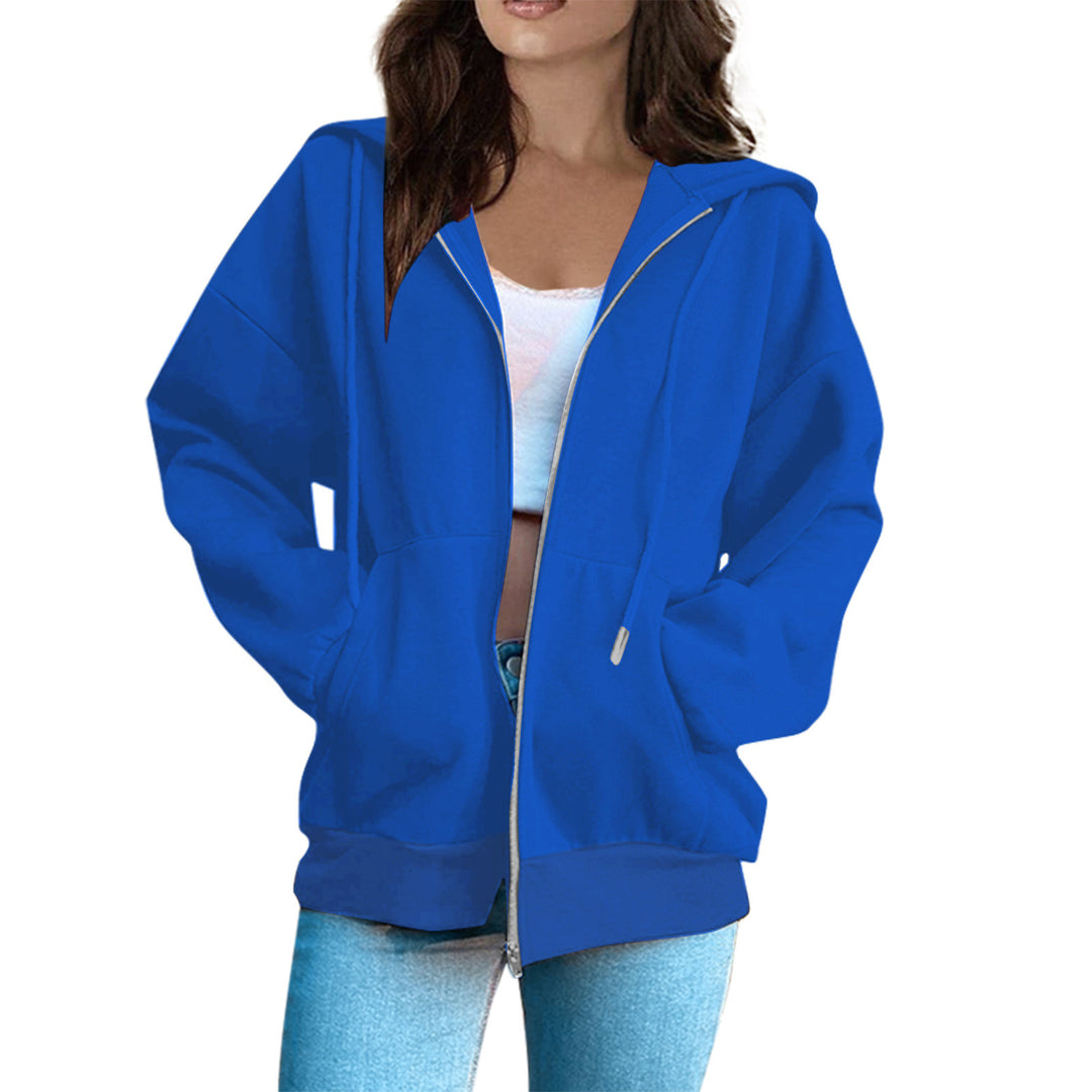 Kvinnors hoodiejacka med mysig oversize passform Mirla-Eva Jonsson