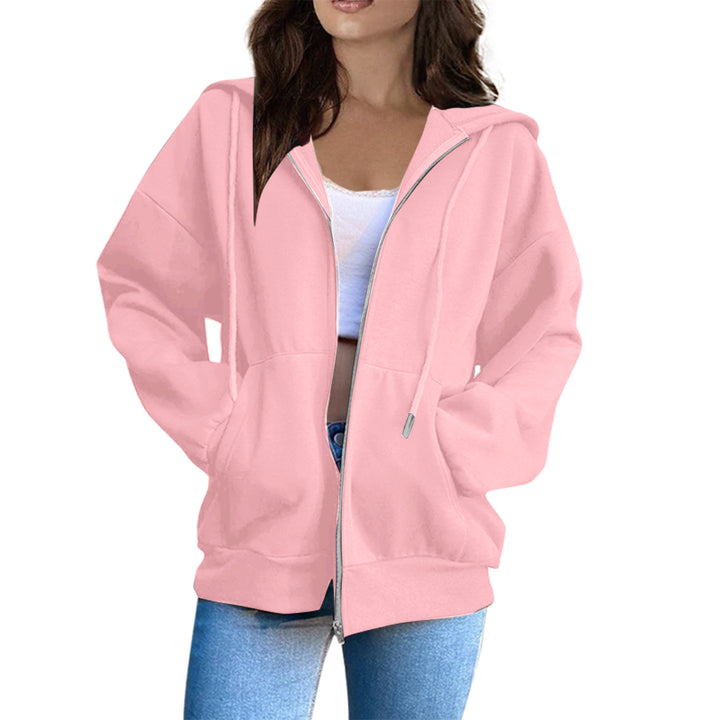 Kvinnors hoodiejacka med mysig oversize passform Mirla-Eva Jonsson