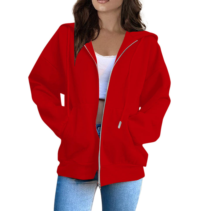 Kvinnors hoodiejacka med mysig oversize passform Mirla-Eva Jonsson